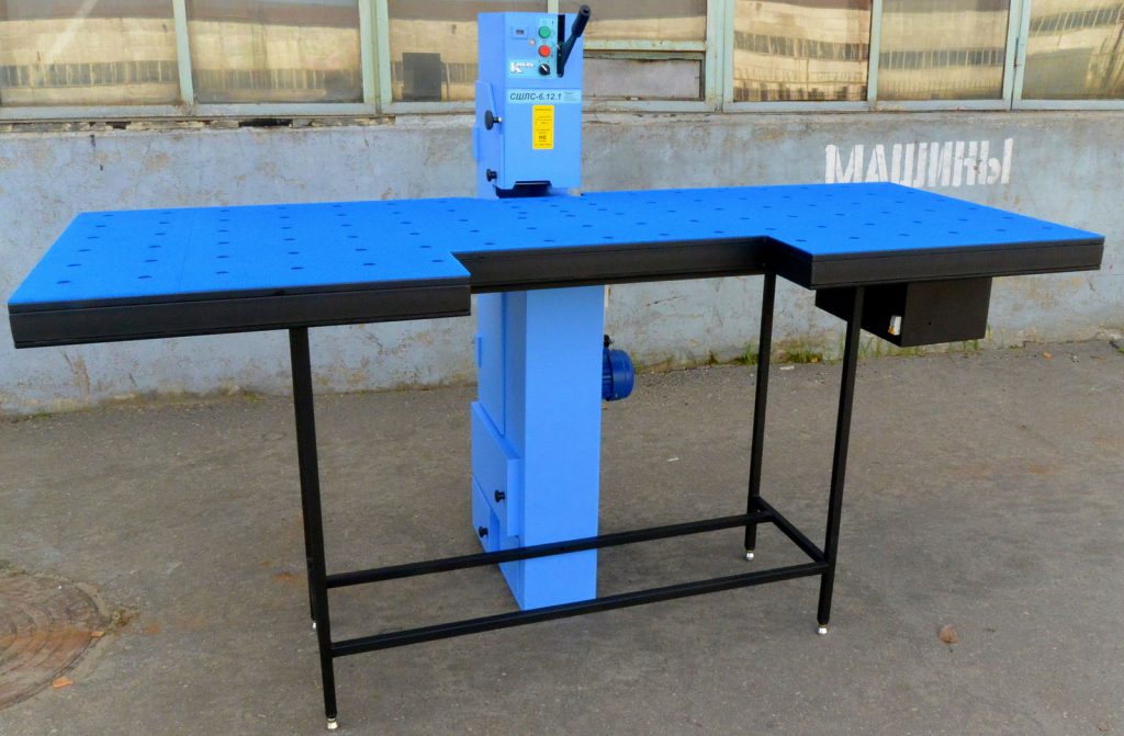 Общий вид станка СШЛС 6.12.1 со столом СКВП-2